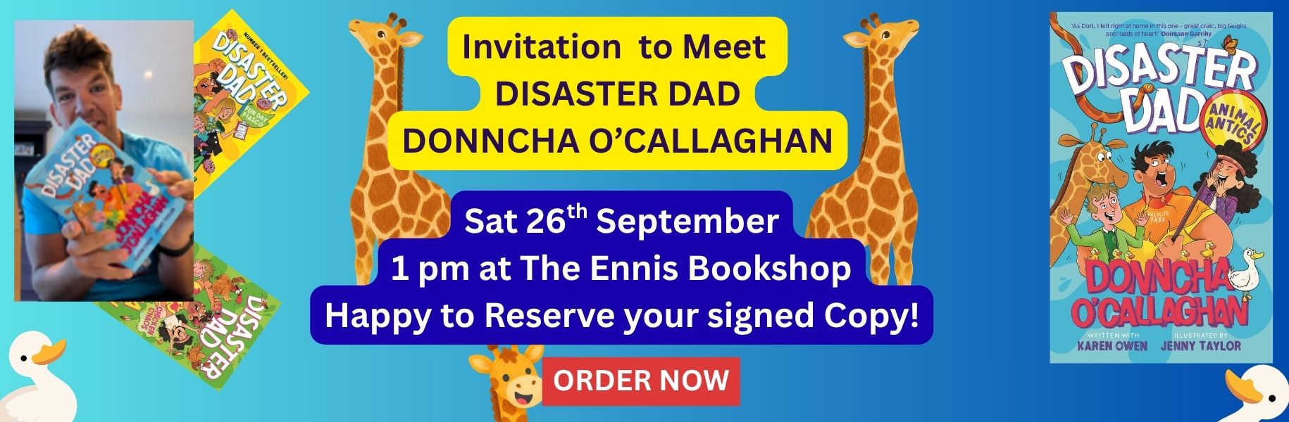 Book signing with Donncha O'Callaghan
